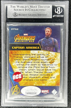 Chris Evans signed Captain America 2018 Upper Deck Avengers card BAS slab - AutographsForSale.com