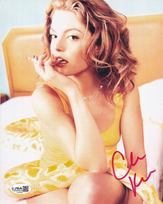 Clare Kramer signed sexy 8x10 photo JSA Buffy Vampire Slayer Bring It On - AutographsForSale.com