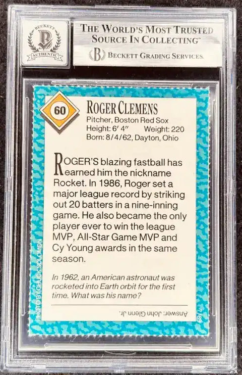 Clemens1989SIK_2 - AutographsForSale.com