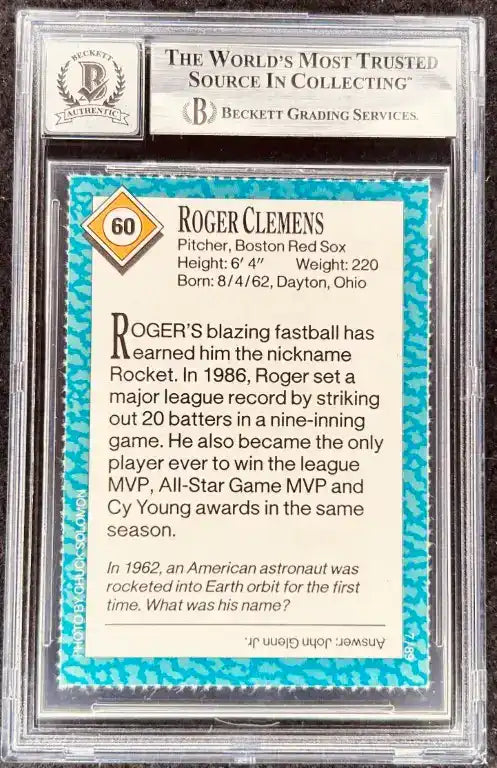 Clemens1989SIK_2 - AutographsForSale.com