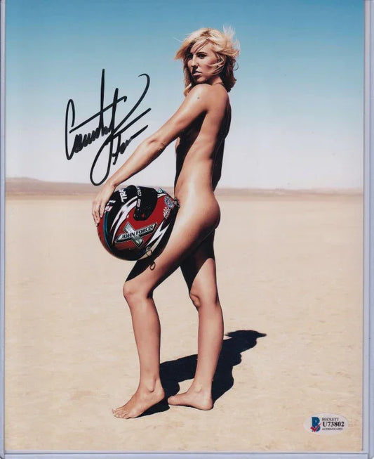 Courtney Force autographed sexy 8x10 photo BAS Authenticated - AutographsForSale.com