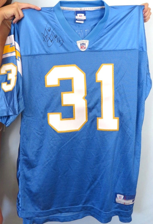 Antonio Cromartie signed Chargers Reebok 2006 rookie jersey JSA - AutographsForSale.com