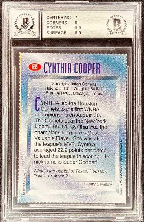 CynthiaCooperSIKBAS_2 - AutographsForSale.com