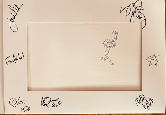 Danger & Eggs cast signed 2017 SDCC cel art Aidy Bryant Jasika Nicole - AutographsForSale.com