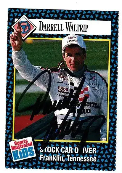 Darrell-Waltrip-autographed-SI-for-Kids-card - AutographsForSale.com