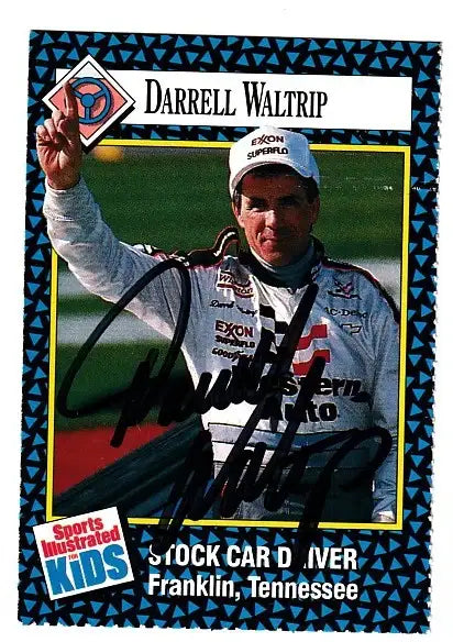 Darrell Waltrip autographed 1992 SI for Kids NASCAR card - AutographsForSale.com