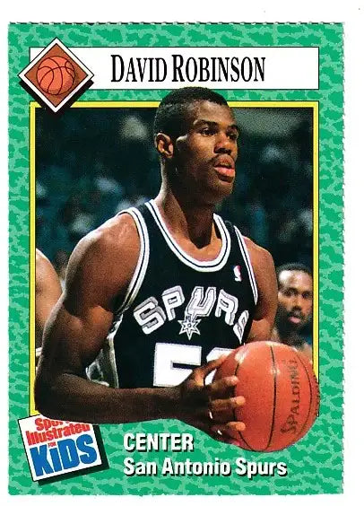 David Robinson Spurs 1990 Sports Illustrated for Kids card - AutographsForSale.com