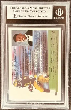 Desmond Howard signed Michigan Wolverines 1992 Classic Rookie Card BAS - AutographsForSale.com