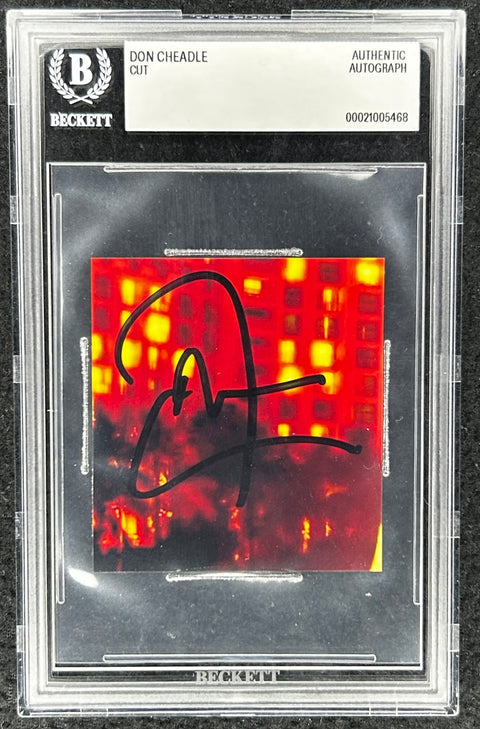 Don Cheadle autograph cut signature BAS slab Avengers Marvel MCU - AutographsForSale.com