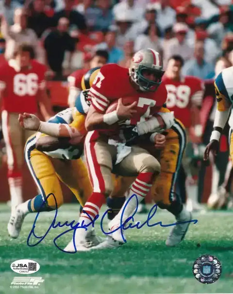 DwightClark8x10JSA - AutographsForSale.com