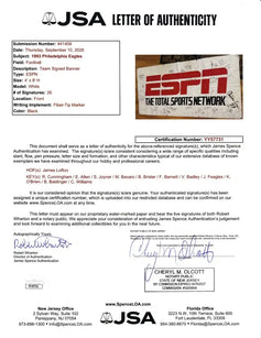 1993 Eagles team signed ESPN stadium banner Eric Allen Randall Cunningham James Lofton JSA - AutographsForSale.com