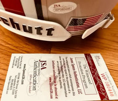 Eddie George signed Ohio State full size helmet inscribed HT 95 (JSA) - AutographsForSale.com