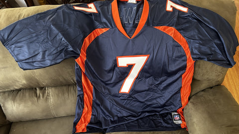John Elway Denver Broncos blue Reebok double 3XL jersey NEW - AutographsForSale.com