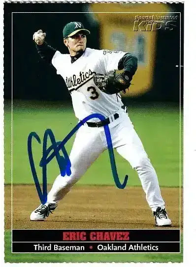 Eric-Chavez-autographed-SI-for-Kids-card_d348310b-b508-4d73-840c-bb8c28fc3278 - AutographsForSale.com