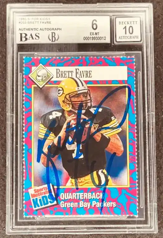 Favre1993SIKBAS - AutographsForSale.com