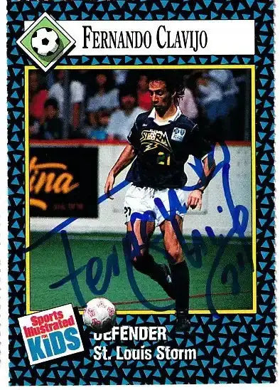Fernando-Clavijo-autographed-SI-for-Kids-card_c25dc0fe-4bf0-40b1-a845-67e4ff3df34f - AutographsForSale.com