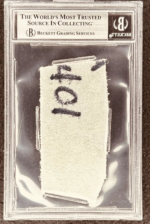 Beckett graded sports memorabilia with autograph, authenticated collectible item