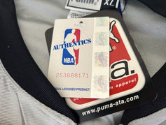 Kevin Garnett signed UDA Timberwolves Puma game model warmup jersey shooting shirt - AutographsForSale.com
