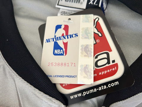 Kevin Garnett signed UDA Timberwolves Puma game model warmup jersey shooting shirt - AutographsForSale.com