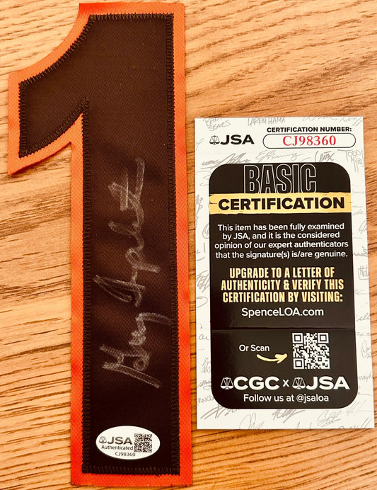 Garry Templeton autographed Padres jersey number JSA - AutographsForSale.com