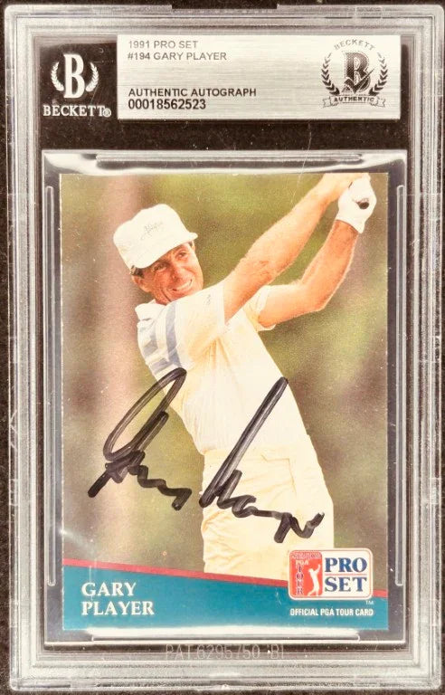 1991 Pro Set golf 286 signed card set Jack Nicklaus Arnold Palmer Sam Snead Payne Stewart - AutographsForSale.com