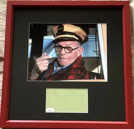 George Burns autograph framed Oh God 8x10 movie photo JSA - AutographsForSale.com