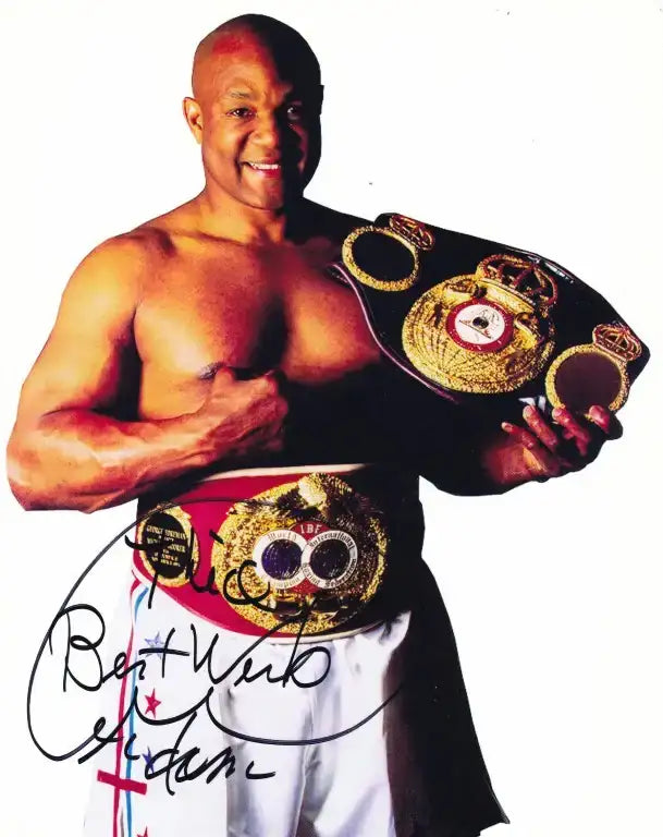 GeorgeForeman8x10Theo - AutographsForSale.com