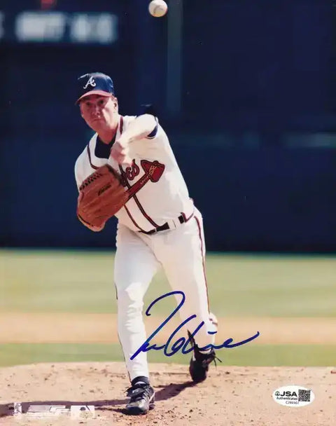 Glavine8x10ActionJSA - AutographsForSale.com