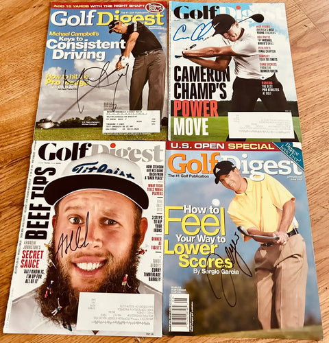 GolfDigest - AutographsForSale.com