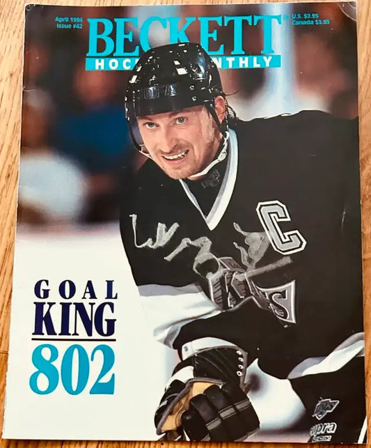 Wayne Gretzky autographed LA Kings 1994 Beckett hockey cover - AutographsForSale.com