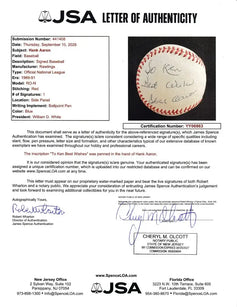 Hank Aaron autographed Rawlings NL baseball (To Ken) JSA Atlanta Braves - AutographsForSale.com