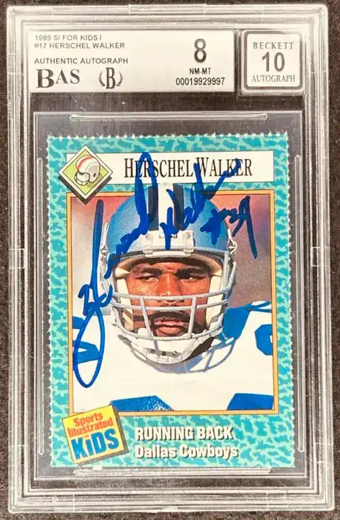 HerschelWalker1989SIKBAS_1 - AutographsForSale.com