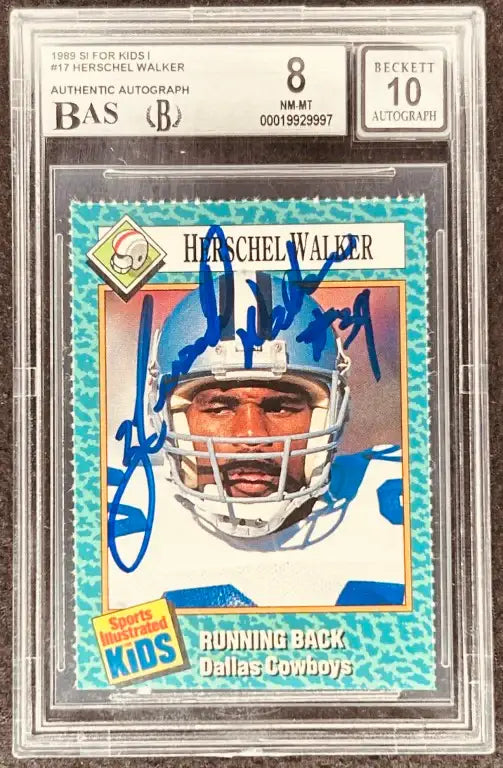 HerschelWalker1989SIKBAS_1 - AutographsForSale.com