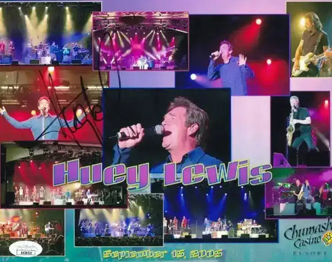 HueyLewis8x10JSA - AutographsForSale.com