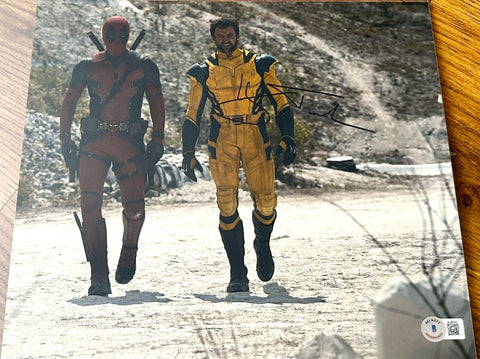 Hugh Jackman signed Deadpool & Wolverine 10x11.5 movie photo BAS X-Men - AutographsForSale.com