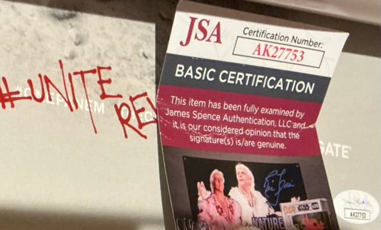 JSA certified authentic autograph with Basic Certification card, signed memorabilia verified by James Spence Authentication