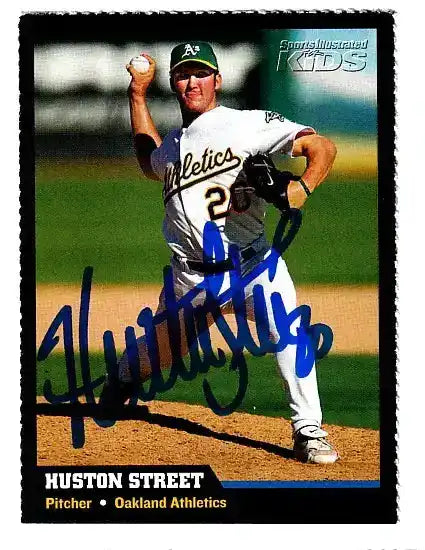 Huston-Street-autographed-SI-for-Kids-card_842d356c-3f57-40d3-9710-1dca24cfa390 - AutographsForSale.com