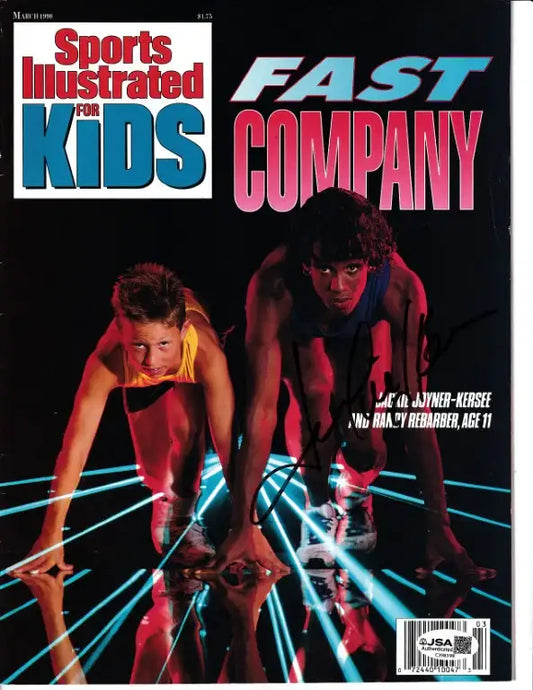 Jackie Joyner-Kersee autographed 1990 SI for Kids magazine JSA - AutographsForSale.com