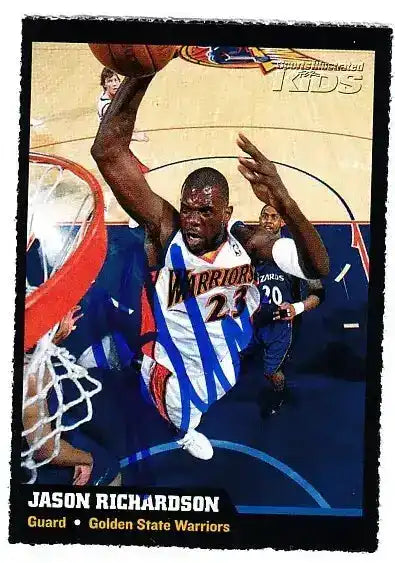 Jason-Richardson-autographed-2005-SI-for-Kids-card_23a6764a-69d0-4680-a60c-afecc7f2ecfa - AutographsForSale.com