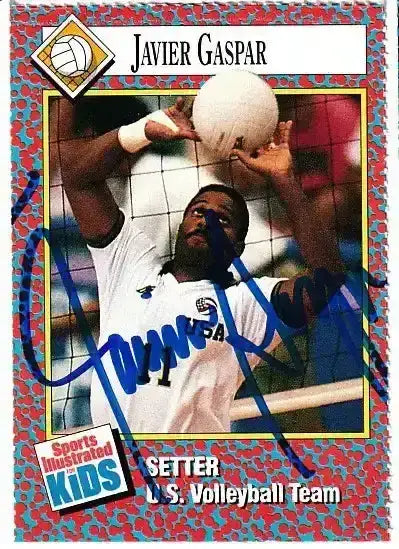 Javier-Gaspar-autographed-SI-for-Kids-card_fae34c80-3dcb-4558-b57d-c8dab23d6e32 - AutographsForSale.com