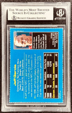 Jeff Garcia signed 49ers 2001 SI for Kids card BAS slab - AutographsForSale.com