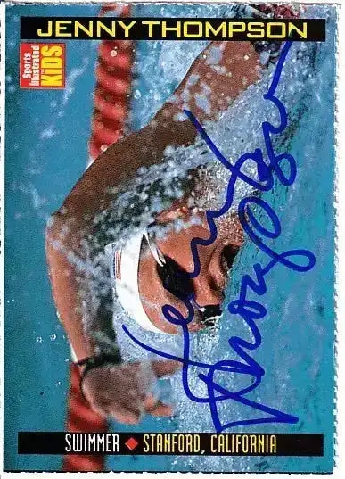 Jenny-Thompson-autographed-SI-for-Kids-card_7a5f52e6-8250-401e-98c7-6064301dbb31 - AutographsForSale.com