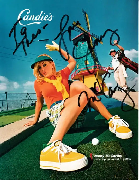 Jenny McCarthy autographed Candie's 8.5x11 promo photo - AutographsForSale.com