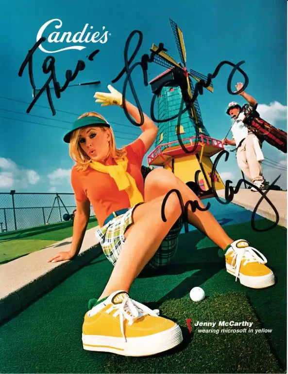Jenny McCarthy autographed Candie's 8.5x11 promo photo - AutographsForSale.com