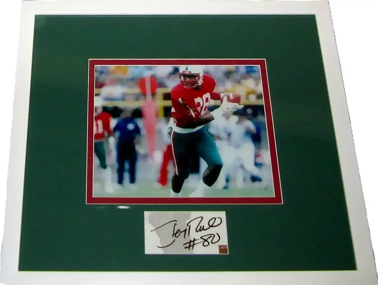 Jerry Rice autograph framed with Mississippi Valley State 8x10 photo JSA - AutographsForSale.com