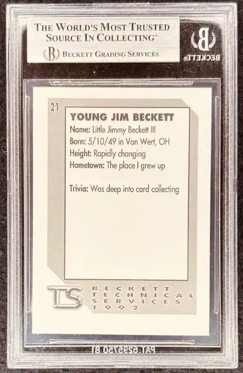 JimBeckettYoungBAS_2 - AutographsForSale.com