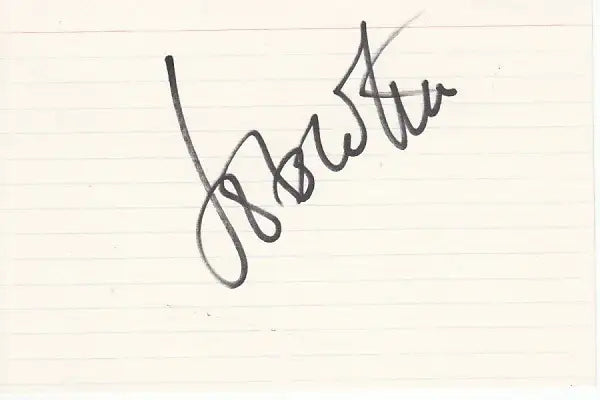 JoJoWhiteIndexCard - AutographsForSale.com