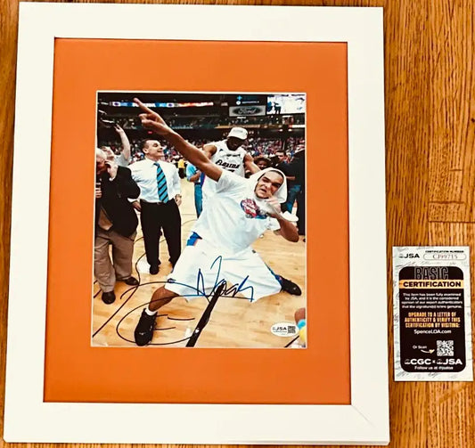 Joakim Noah signed Florida Gators 2007 NCAA Title 8x10 photo framed JSA - AutographsForSale.com