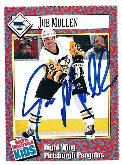 Joe-Mullen-autographed-SI-for-Kids-card_eb106ef3-3568-4863-9ab4-b992754969e5 - AutographsForSale.com