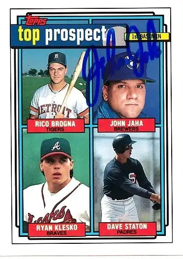 John Jaha signed Brewers 1992 Topps Top Prospects Rookie Card - AutographsForSale.com
